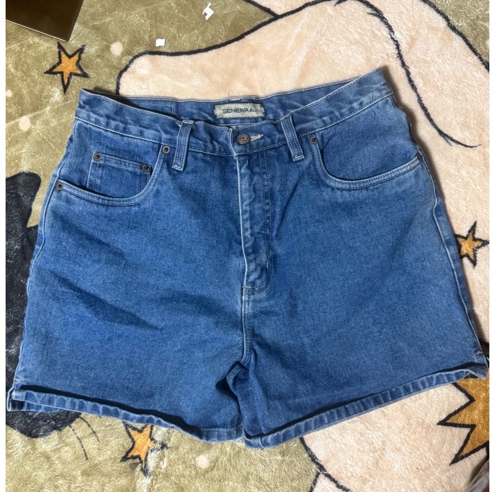Generra Vintage Denim Jean Shorts Womens Size 10 High Waist Blue